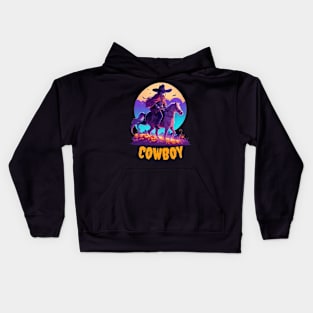 Halloween Cowboy Kids Hoodie